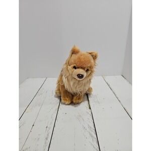 GANZ Webkinz Signature Pomeranian Dog Plush REALISTIC Long Hair Toy NO CODE 14"